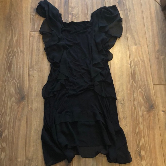 Black whimsical tshirt dress - Picture 1 of 2